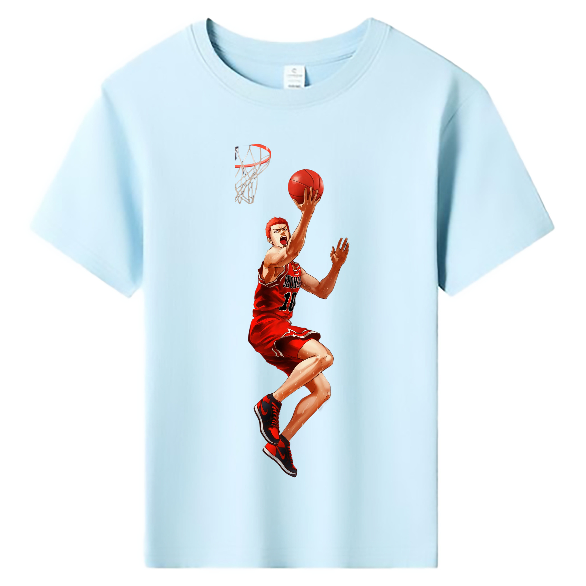 （画像用） SLAM DUNK／スラムダンク 綿100％キッズTシャツ（フロントプリント）